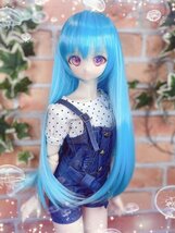 ●ドールウィッグ*ロングヘアー*シーソルト*9～9.5インチ（MDD DD SD SmartDollなど）●doll wig / dollwig●_画像2