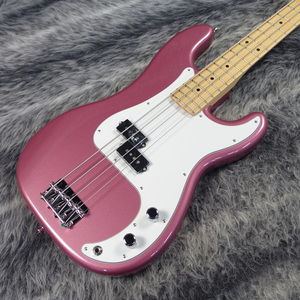 Fender Made In Japan Hybrid II Precision Bass Burgundy Mist Metallic with Matching Head