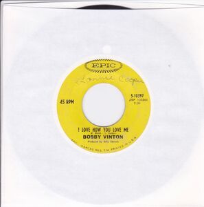 ■中古品■Bobby Vinton ボビー・ヴィントン/i love how you love me +1(USED 7 INCH SINGLE)