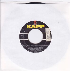 ■中古品■Ruby And The Romantics ルビー・アンド・ザ・ロマンティックス/sweet love... + 1(USED 7 INCH SINGLE)