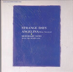 ■中古品■佐野元春/strange days + Angelina(シングル盤)