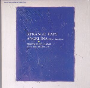 ■中古品■佐野元春/strange days + Angelina(シングル盤)