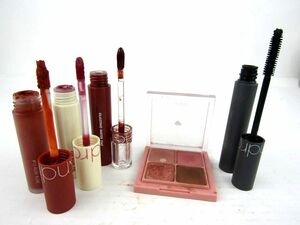 rom and eyeshadow 02 mascara lip gloss etc. 5 point set together large amount case defect have Korea cosme lady's rom&nd