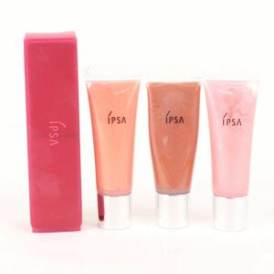  Ipsa essence lip gloss bar sa tile stick 4 point set together unused a little defect have cosme lady's ipsa