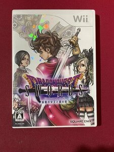 ｓ▼▼　中古　nintendo Wii　ドラゴンクエストソード 仮面の女王と鏡の塔　任天堂　未検品　動作未確認　ソフト　　/E16