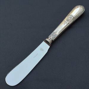 バターナイフ フランス サン・メダール Orfevrerie Saint Medard 全長約18.8cm カトラリー 洋風 Made in France St Medard　【3741】