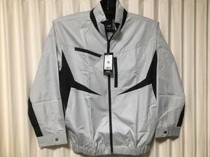 【シンメン】 05900 EURO長袖ジャケット 12.シルバーグレー 3Lサイズ S-AIR（空調服）服のみ 《即決/税込》　　　