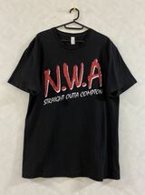 N.W.A Straight Outta Compton Tシャツ サイズ不明 Dr. Dre Eazy-E Ice Cube DJ Yella ヴィンテージ 古着_画像1