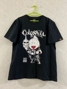 美品 キン肉マンコラボ SANADA × アレキサンドリア・ミート Tシャツ サイズL 新日本プロレスリング ミート君 真田聖也 ゆでたまご