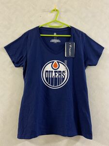 未使用品 Fanatics NHL Edmonton Oilers Tシャツ サイズM エドモントン・オイラーズ カナダ アイスホッケー ファナティクス