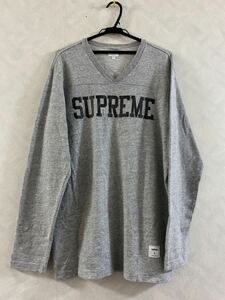 Supreme フットボールシャツ サイズL シュプリーム ロンT