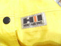 昭和レトロ★日本製★80年代★当時物 GORE-TEX ゴアテックス HERITAGE INC ナイロンジャンパー ナイロンジャケット★アウトドア 登山 雨具 _画像3