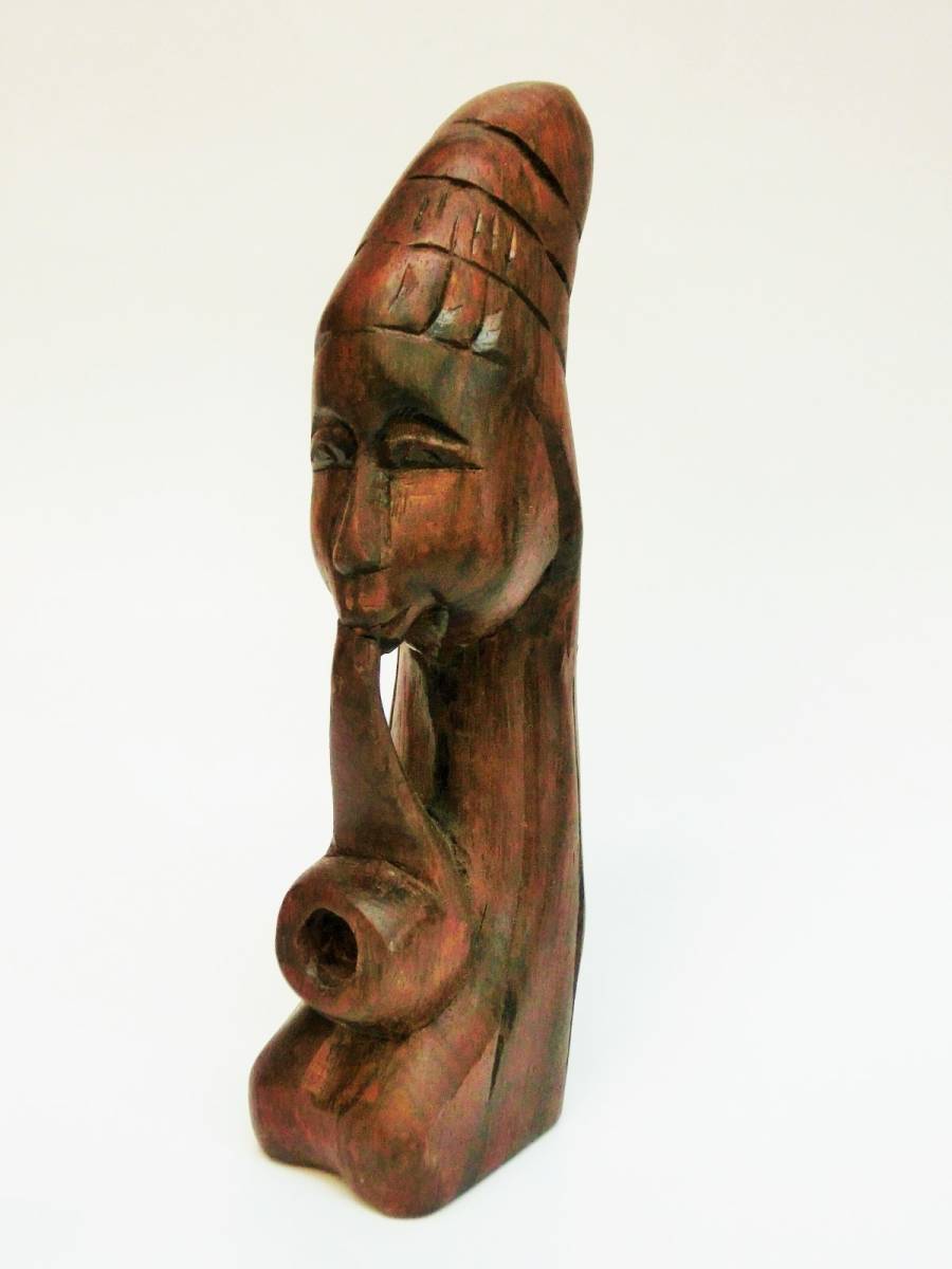 [Envío gratis bajo ciertas condiciones] ☆Nuevo☆ [Laos] Adorno tallado en madera hecho a mano, Obra de arte, Escultura, objeto, objeto