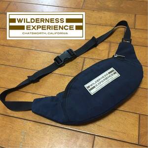 ★【 WILDERNESS EXPERIENCE 】★ 日本製 ナイロンウエストバッグ ウエストポーチ ★
