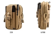 多機能 タクティカルポーチ ベルトポーチ MOLLE 撥水 スマホ サバゲー モスグリーン_画像5