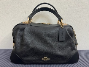 COACH/コーチ ハンドバッグ 69621 ショルダーストラップ無し 黒