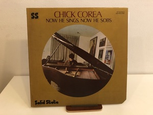 【中古品】チック・コリア ( chick corea )/ NOW HE SINGS,NOW HE SOBS SS18039 LP カット盤 US盤　#100984