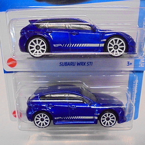 Hotwheels スバル WRX STI ホットウィール ミニカー 2台セットの画像2