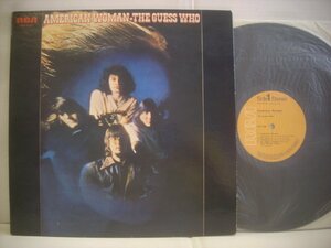 ● ダブルジャケ LP ゲス・フー / アメリカン・ウーマン THE GUESS WHO AMERICAN WHO SHP-6016 ◇r50623