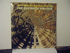 ▲2LP JEFF MILLS & RAFAEL LEAFAR / THE OVERRIDE SWITCH ジェフ・ミルズ＆ラファエル・リーファー EU盤 AXIS AX-104 ◇r50531