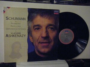 ▲LP アシュケナージ / SCHUMANN シューマン アラベスク 蝶々 交響的練習曲 輸入盤 LONDON 414-474-1◇r50603