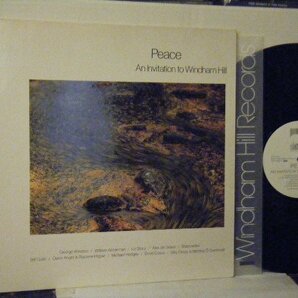 ▲LP V.A.(GEORGE WINSTON、WILLIAM ACKERMAN他) / PEACE AN INVITATION TO WINDHAM HILL 国内盤 アルファ WHP-20001 ◇r50622の画像1