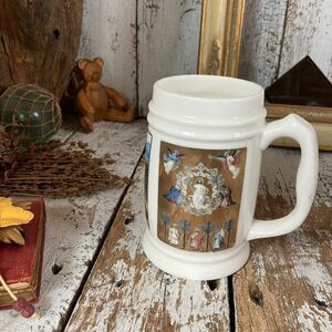 } Vintage * Koransha VSK* ceramics beer mug * ceramics and porcelain sake cup and bottle * Germany noishu Van shu Thai n castle wall .* Vintage * antique * old tool 