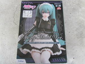 f dragon * Hatsune Miku .-.. stopper figure sport meidover.* unopened new goods 