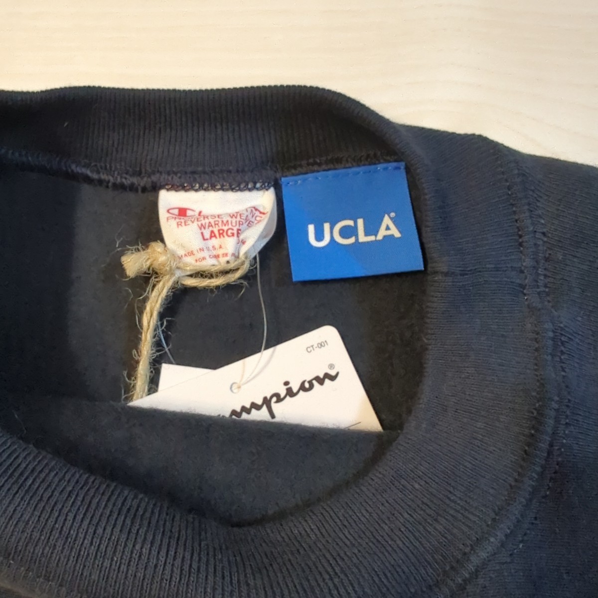 チャンピオン アメリカ製 UCLA リバースウィーブ スウェット L