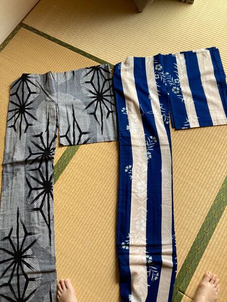 浴衣2セット 着物ハンガー