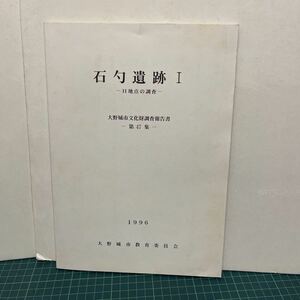 石勺遺跡1 H地点の調査 大野城市文化財調査報告書 第47集 平成8年（1996年） 福岡県大野城市 地図付き 弥生土器 青磁 白磁 土坑 墓