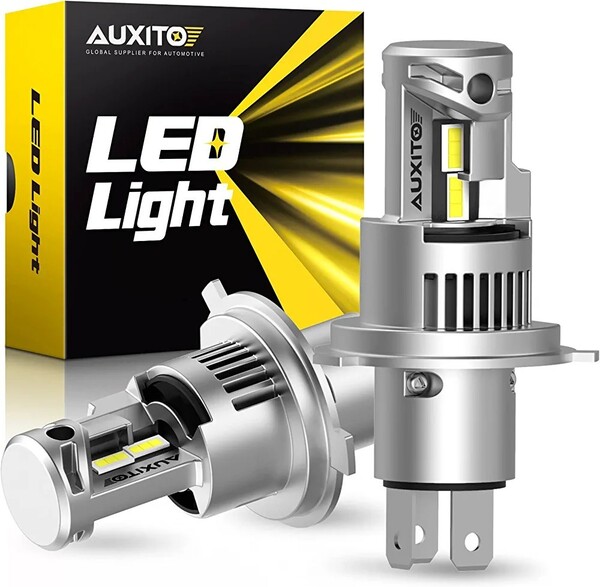 H4 Hi/Lo LEDヘッドライト車用 新基準車検対応 高輝度LEDチップ搭載 爆光 5倍明るさUP 純正ハロゲンと発光点一致 高輝度6000K 12V車対応