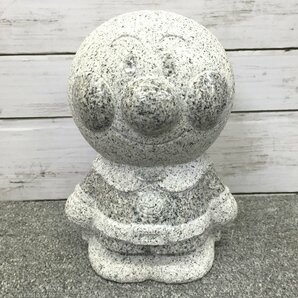 ■ 展示 TAKAO 御影石 スタチュー アンパンマン 石像 庭園 置物 飾り 立姿 立像 それいけ！アンパンマン タカオ 18cm ★の画像1
