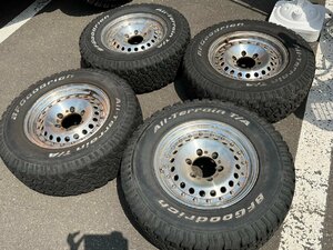 □ 希少！ SSR SPEEDSTAR スピードスター アウスバッハ 16インチホイール 6-139.7 BFグッドリッチ LT245/70R16 4本セット 札幌 T-1144　★