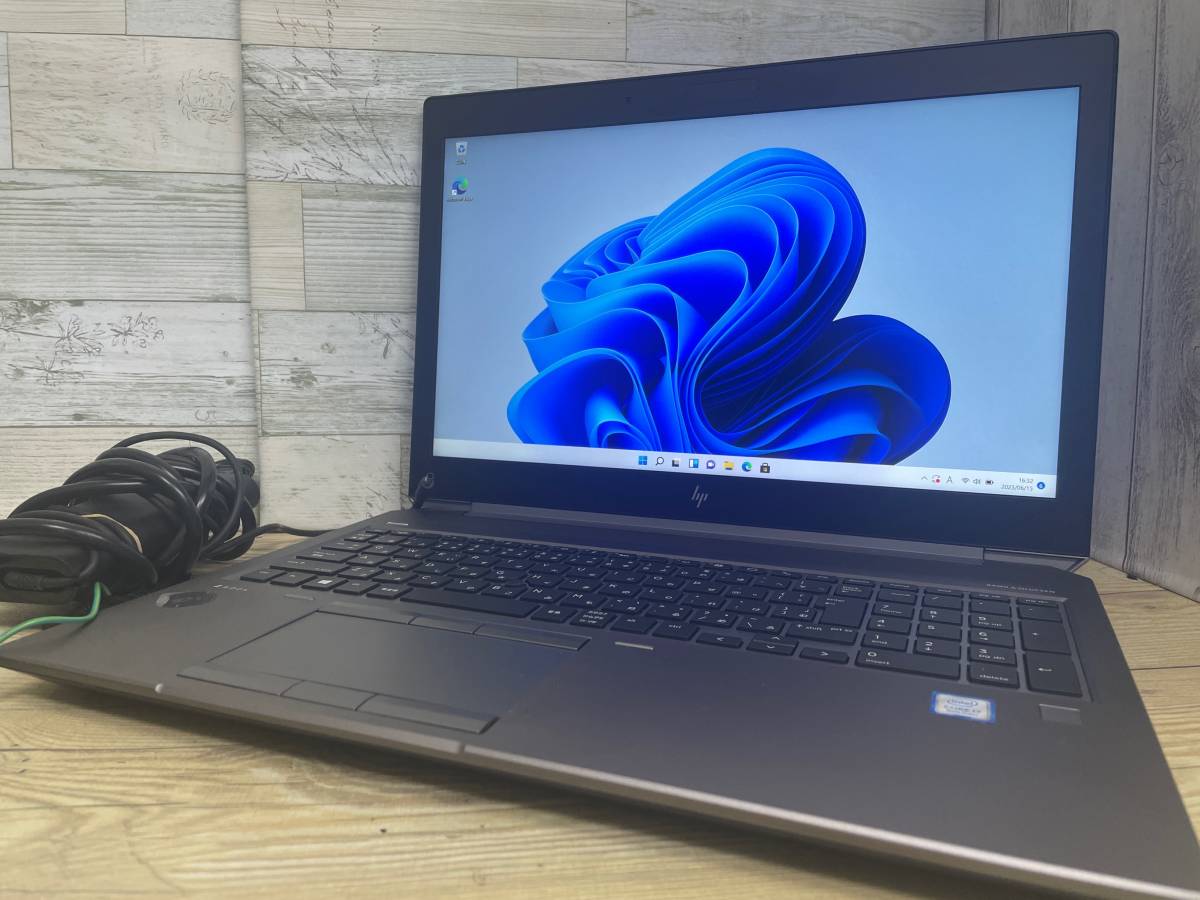 美品♪】HP ZBook 15 G6[Core i7 9750H 2.6GHz/RAM:32GB/SSD:512G/15.6
