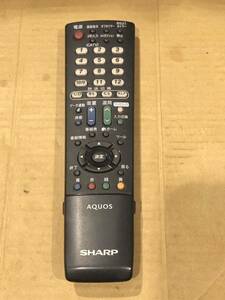 473 SHARP GA871WJSA シャープアクオス テレビリモコン