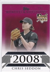 【1of1】2008Topps Moments & Milestones #171 Chris Seddon 1/1 セドン　元巨人