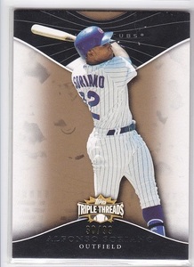 2009Topps TRIPLE THREADS #4 Alfonso Soriano 30/99