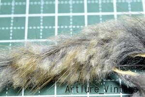 VINTAGE FLY TYING MATERIAL ラッコ風　RARE動物の毛USA 　10341-317 #FLY #フライ　4０年前米国にて入手　希少とは聞いている