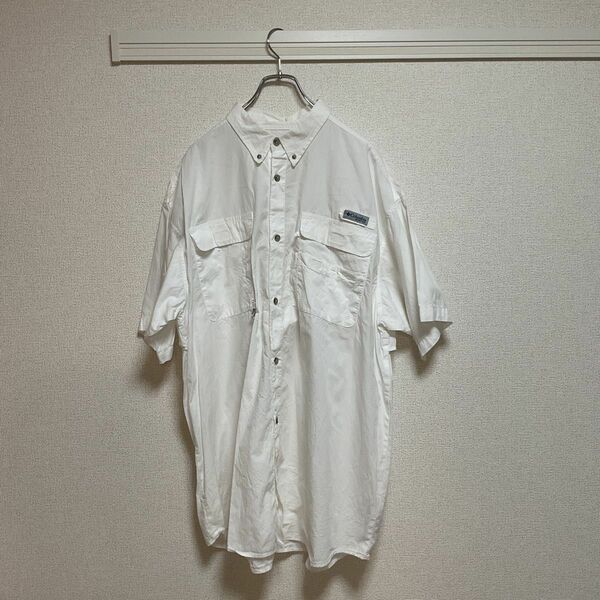 【古着】Columbia コロンビア　PFG フィッシングシャツ　半袖