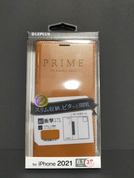 新品　iPhone 13 Pro 対応 6.1inch 3眼 薄型フラップケース　PUレザー