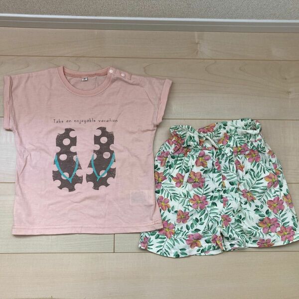 Ｈ＆Ｍ　 Tシャツ&ショートパンツ　女の子　95