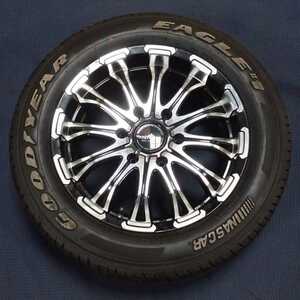 BADX BATTLESHIP バトルシップ アルミホイール タイヤ 1本 6穴 GOODYEAR 215/60R17 中古 即決A