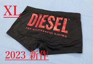 ディーゼル　スイムウェア 2123　XLサイズ　ブラック　新品 タグ付　ギフトにも　ロゴ がアクセント　DIESEL　BMBX-BRAD　A09676 0JMAK