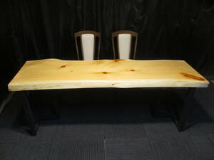 #891■　桧　ひのき　テーブル　カウンター　ベンチ　一枚板　棚　ローテーブル 　ダイニング　 天板 　無垢　一枚板　