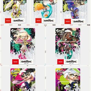 スプラトゥーン amiibo アミーボ スプラ ヒメ イイダ 7体セット