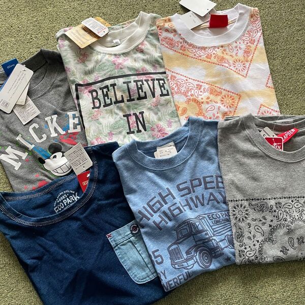 新品 140Tシャツ6枚まとめ売り