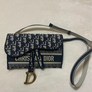 クリスチャンディオール Dior SADDLE スリムポーチ ショルダーバッグ