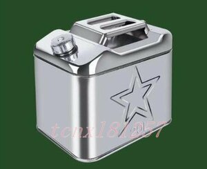  high quality * diesel . gasoline carrying can stainless steel gasoline tank drum can gasoline gasoline carrying can vertical stainless steel gasoline carrying can [20L]