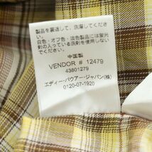 Eddie Bauer エディーバウアー 春夏 コットン★ 半袖 ワーク チェック シャツ Sz.M　メンズ アウトドア 　A3T07523_6#A_画像7